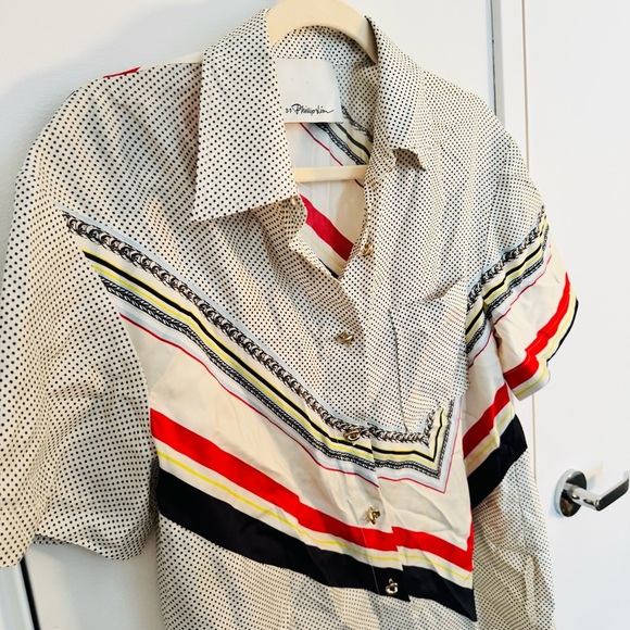 3.1 PHILLIP LIM Liberty Silk Camp Shirt - Picture 6 of 7